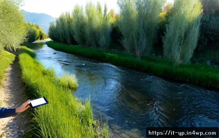 Home 17 하천 생태계 복원 프로젝트의 미래 전망 - Photorealistic future-oriented river ecosystem restoration project in rural Italy, a clear revitaliz...